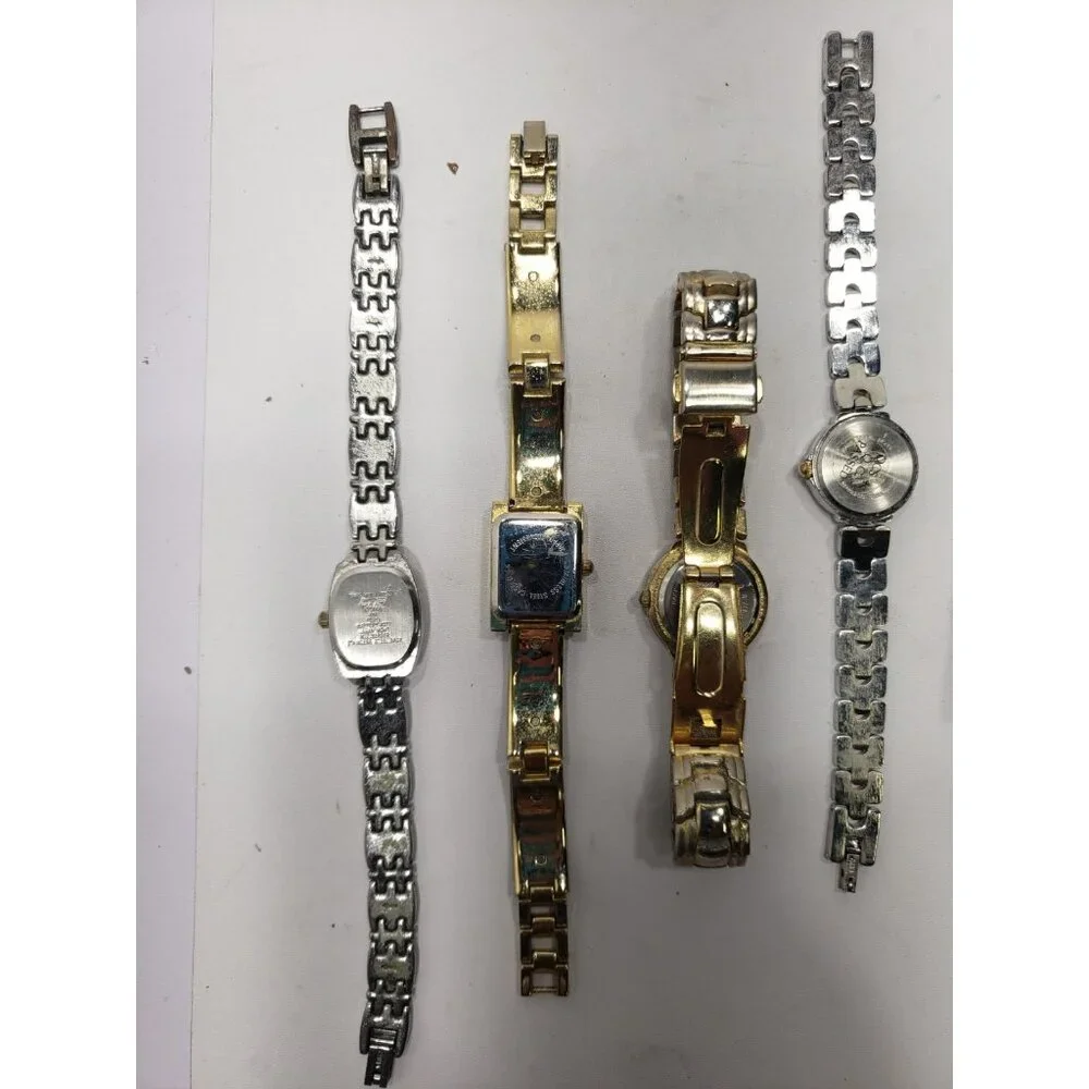 Lot of 6 Womens Wrist Watches Shefield Sachi Quartz Nelsonic LTD Quartz Untested